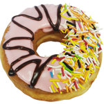 Strawberry Marble Springkle pastry